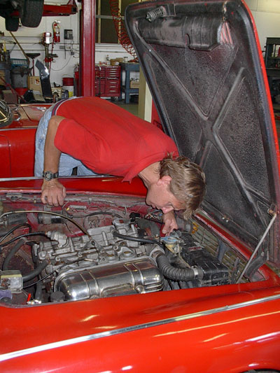 Brian working on Jim B's S600